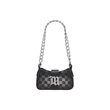 Misbhv Monogram Letter Plaque Chain Shoulder Bag