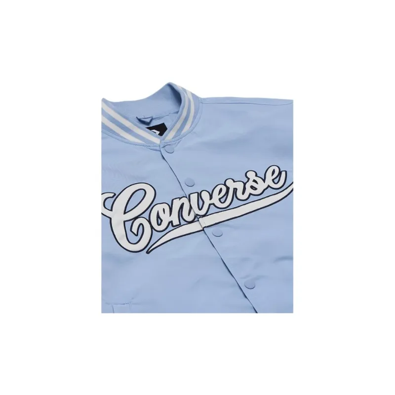 Converse Baseball Jacket Unisex Light Blue-3