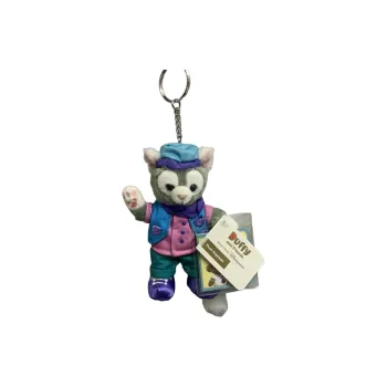 Disney Hong Kong Disney Gelatoni Cat Painter Dolls Plush Doll 12cm High