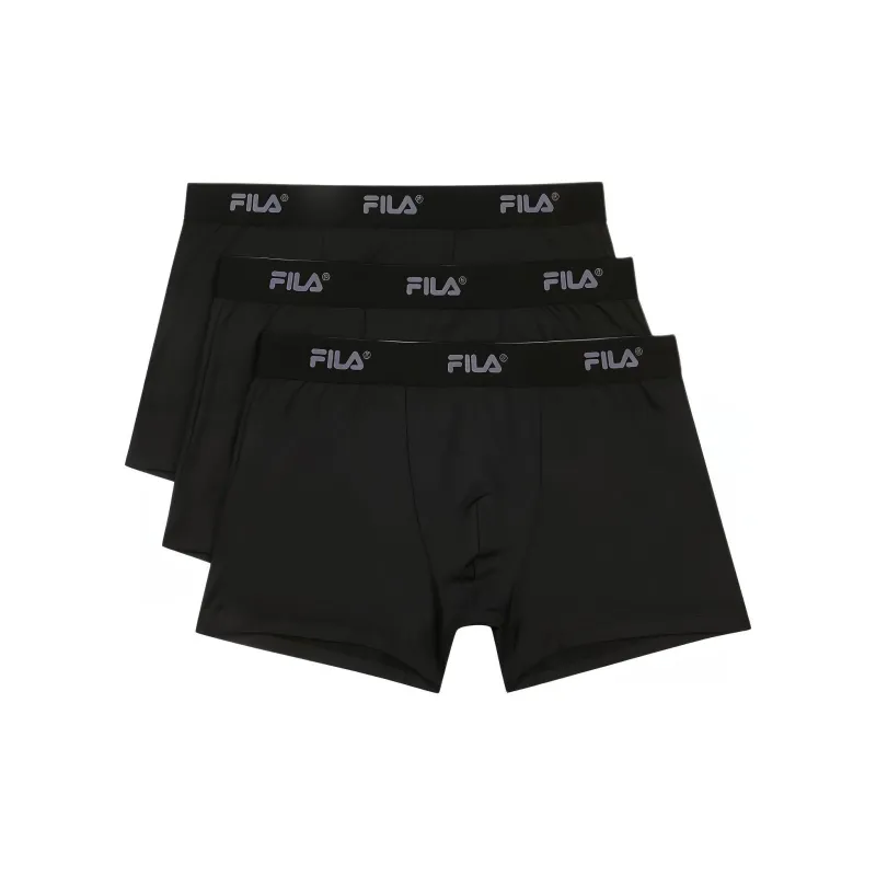 FILA Underpants Men's 3 Pack Black-0