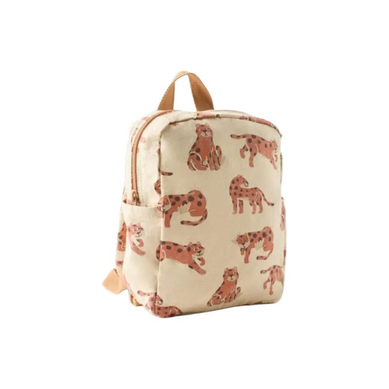ZARA Cotton Backpack Men's Light Beige Yellow-2