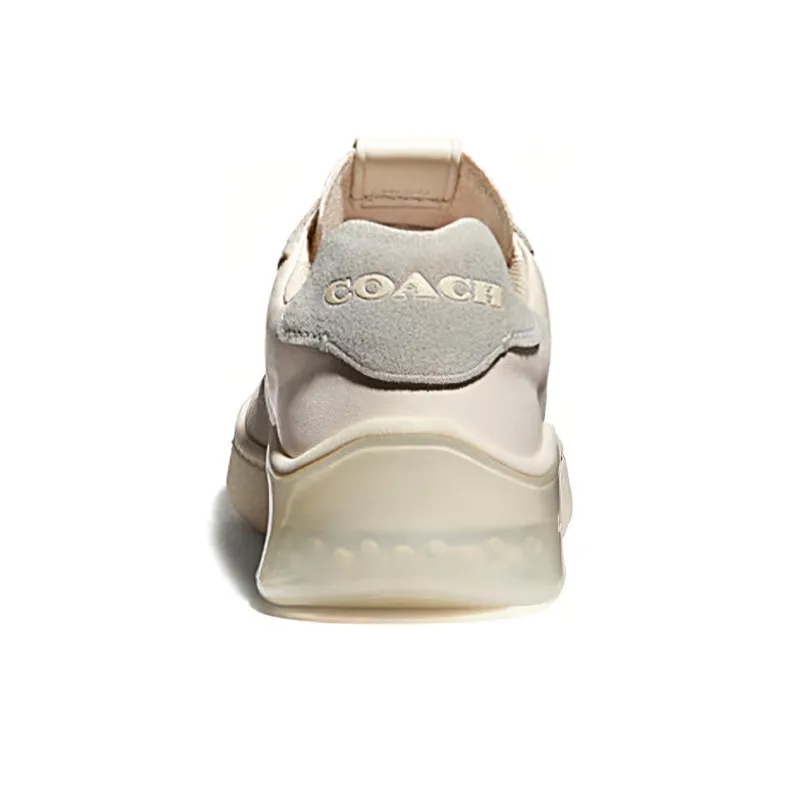 COACH CitySole Court Cushioning, Slip Resistant, Abrasion Resistant, Lightweight Low Top Casual Shoes Women's Chalk-3