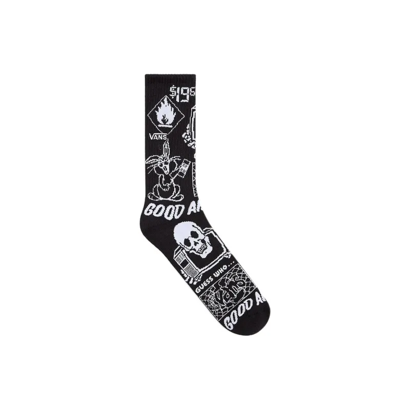 Vans Bubs Mid-Calf Socks Men's 1 Pack Black-1
