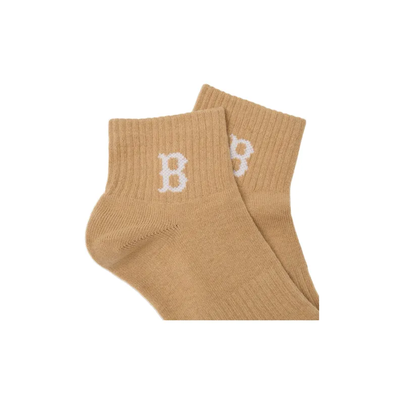 MLB Ankle Socks Unisex 2 Pack Brown+Pink-1