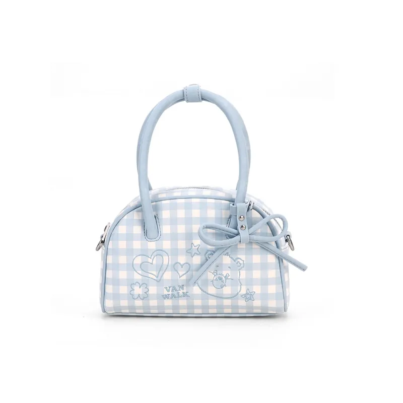 VANWALK × CareBears Collaboration PU With Polyester Boston Bag, Shoulder Bag Regular Women's Multicolor-6