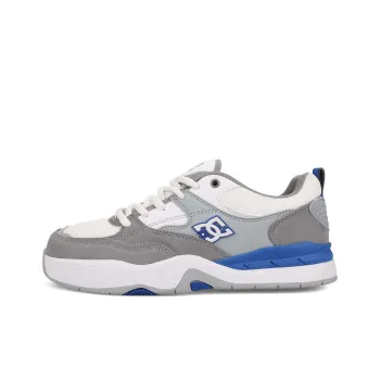 DC Shoes Low Top Skateboard Shoes Unisex White Blue Gray