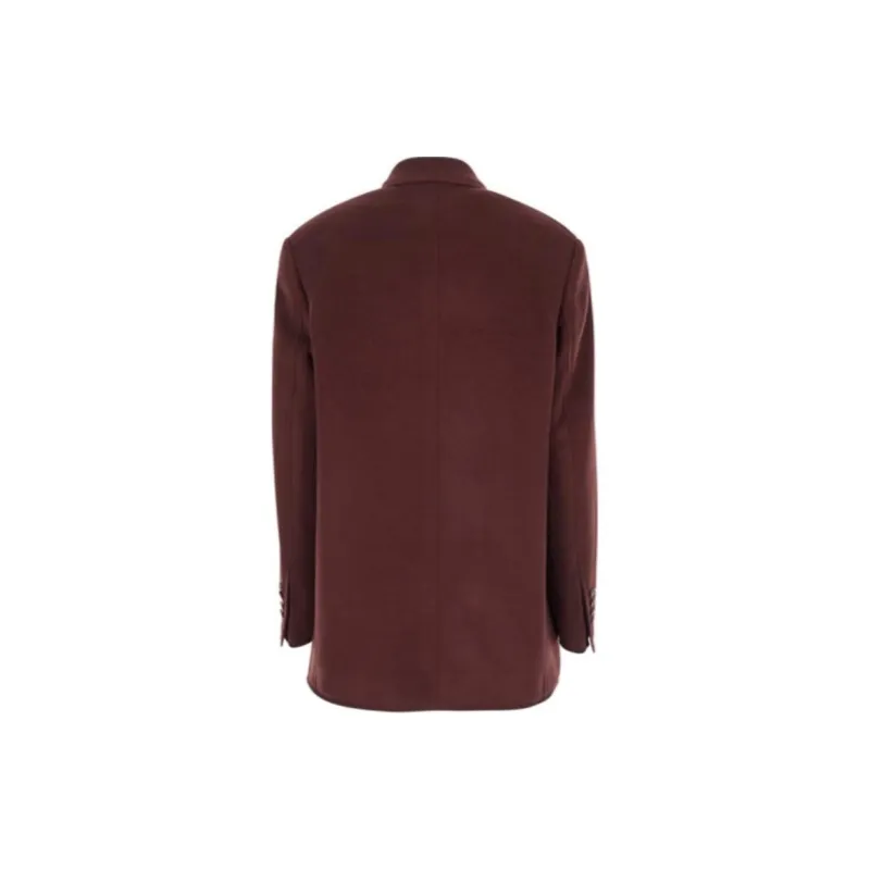 METROCITY Double Breasted Oversized Blazer-1