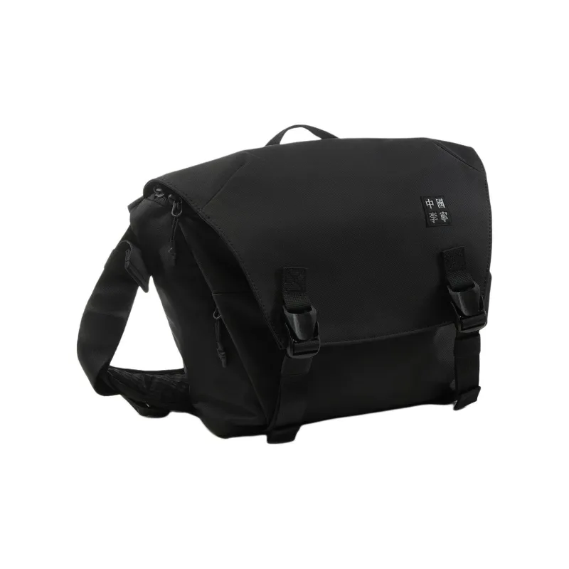 LiNing Vital Series Polyamide Messenger Bag, Crossbody Bag Regular Unisex Black-1