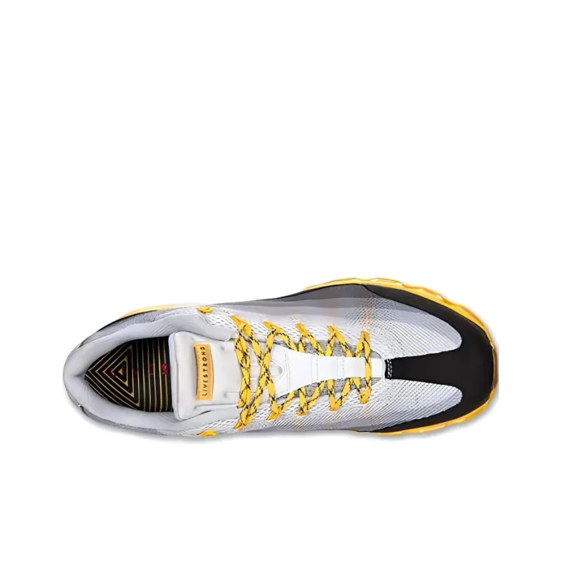 Nike Air Max 95 Dynamic Flywire LAF Livestrong Wear-resistant And Lightweight Low-Top Casual Shoes Unisex Gray White-2