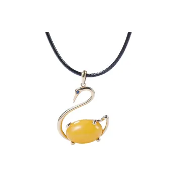 S&A Beeswax Fine Jade Necklaces Women's
