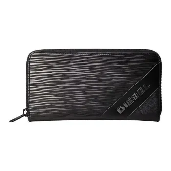 DIESEL Cow Leather Wallet Men's Black