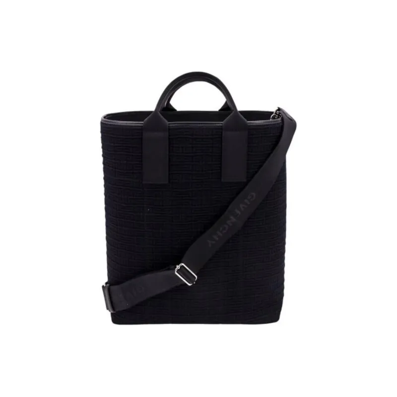 Givenchy Cotton, Cow Leather Shoulder Bag, Crossbody Bag, Handbag Tubas Men's Black-5