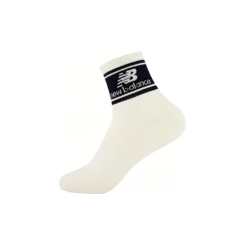 New Balance Mid Calf Socks Unisex 1 Pack White