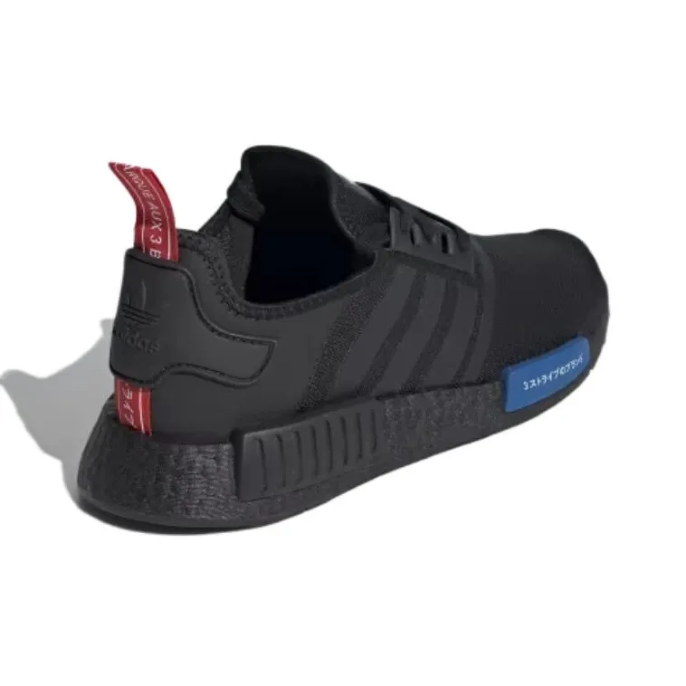 Adidas Originals NMD_R1 Shock Absorbers With Slip Resistant Features Low Top Casual Running Shoes Men Black-2