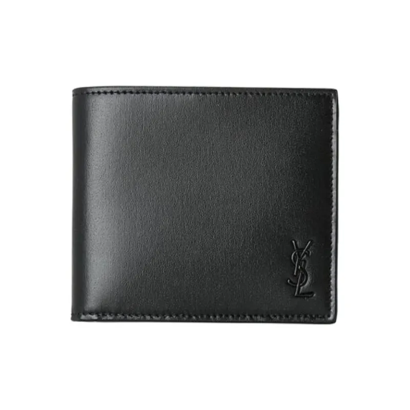 SAINT LAURENT Tiny Monogram East/West Wallet-2