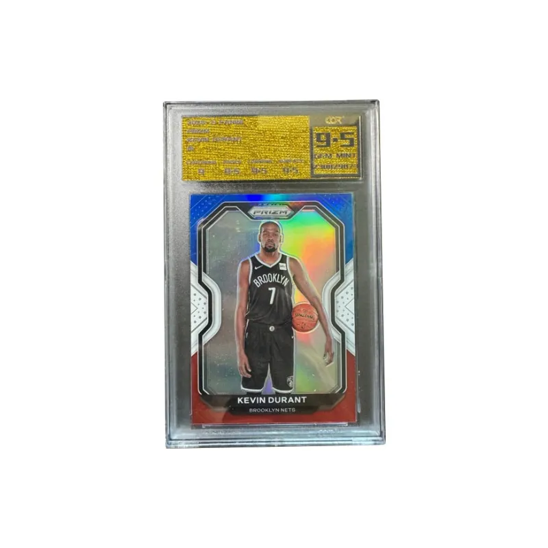 PANINI Kevin Durant Prizm 2020 21 Nets COR9.5 Refringence Graded Cards 1 Pc-0