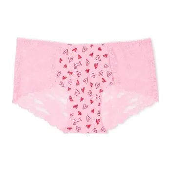 Victoria's Secret PINK Cotton Side-Tie Thong Panty / Print Underpants Women's 1 Pack Pink
