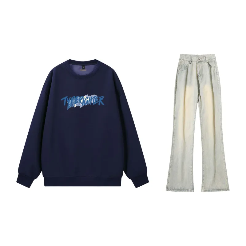 TYPERIGHTER Sweatshirt Set Unisex-8