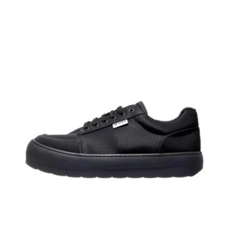Sunnei Wear Resistant Low Top Skateboard Shoes Unisex Black-0