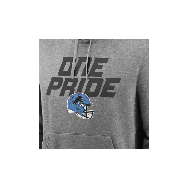 Nike Detroit Lions Club Logo Men's Nike Nfl Pullover Hoodie-2