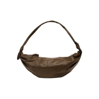 Lemaire Cow Leather Croissant Bag, Handbag, Shoulder Bag Large Size Women's Dark Olive