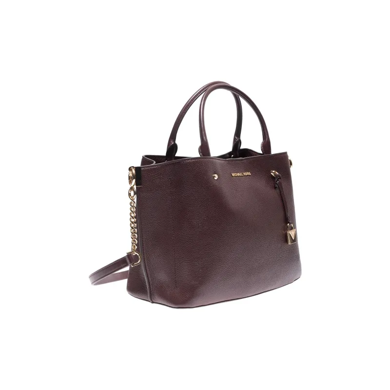 MICHAEL KORS Arielle Cow Leather Shoulder Bag Crossbody Bag Handbag Large Size Women's Burgundy Color-1