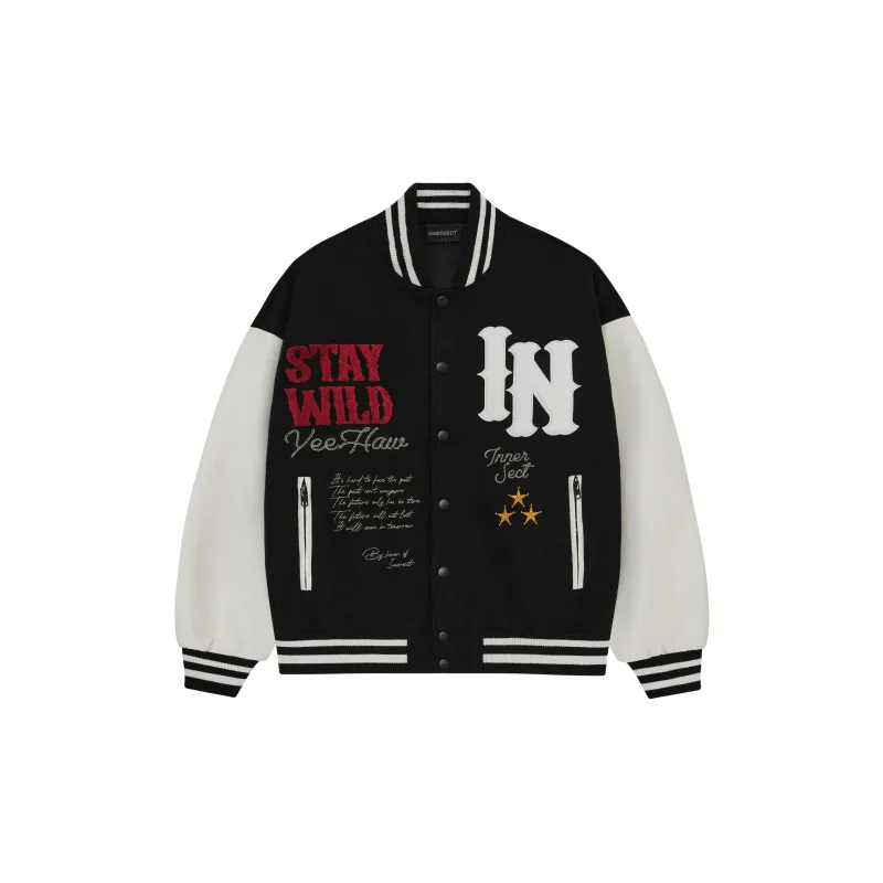 INNERSECT 24FW Fall And Winter Baseball Jacket Unisex-1