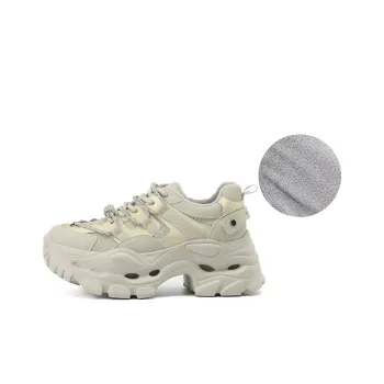 BOERDIQI Warm Height Increasing Lightweight Breathable Low Top Chunky Sneakers Women's