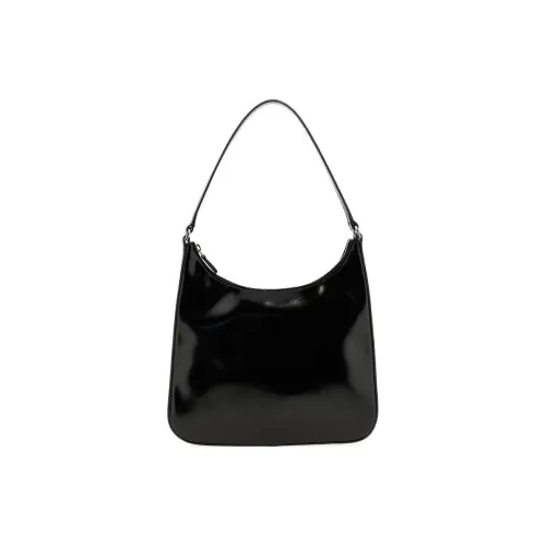 Staud Leather Handbag Shoulder Bag Women's Black