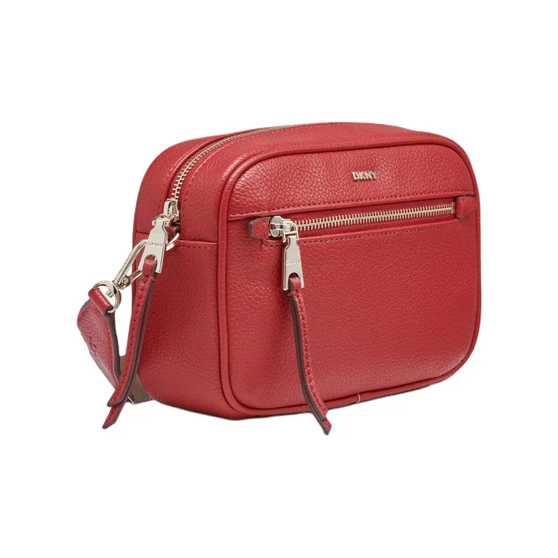 DKNY Imitation Leather Camera Bag Shoulder Bag Crossbody Bag Women's Red-1