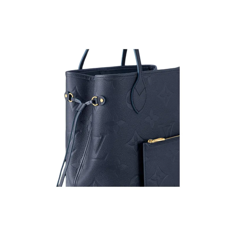 LOUIS VUITTON Neverfull Mm Navy-5