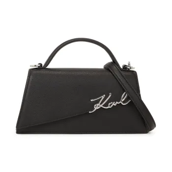 KARL LAGERFELD / Karl Lagerfeld Jeans Signature Slim Leather Tote Bag