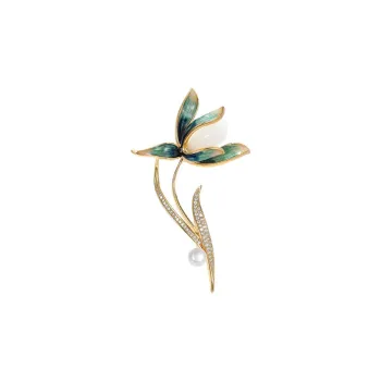 Lockstarfy High Quality Eco Friendly Copper Brooches Women's