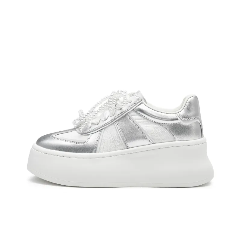 Staccato Abrasion Resistant Low Top Versatile Skateboard Shoes Women's-4