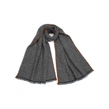 NAME.S 100% Cashmere Knit Scarves Unisex Anniversary Gift Box+Shopping Bag