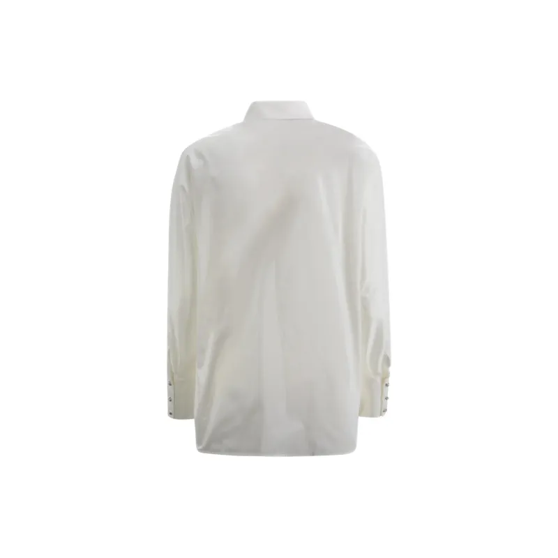 MaxMara Studio Clan Buttoned Long Sleeved Top-1
