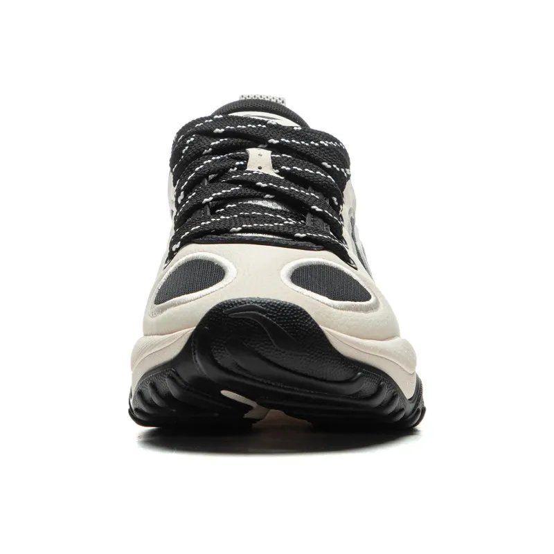 LiNing Cushioning, Abrasion Resistant, Height Increasing Low Top Casual Shoes Women's Black Beige-4