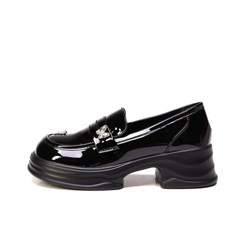 Bull charm Loafers Women's