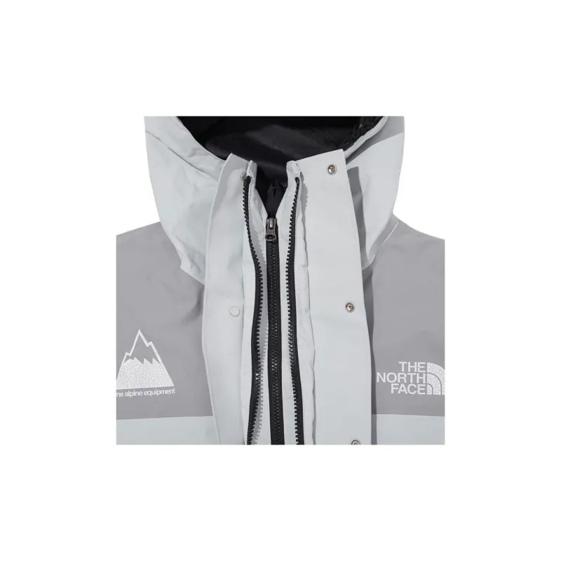 THE NORTH FACE Waterproof And Windproof Windbreaker Jacket Men's Gray-4