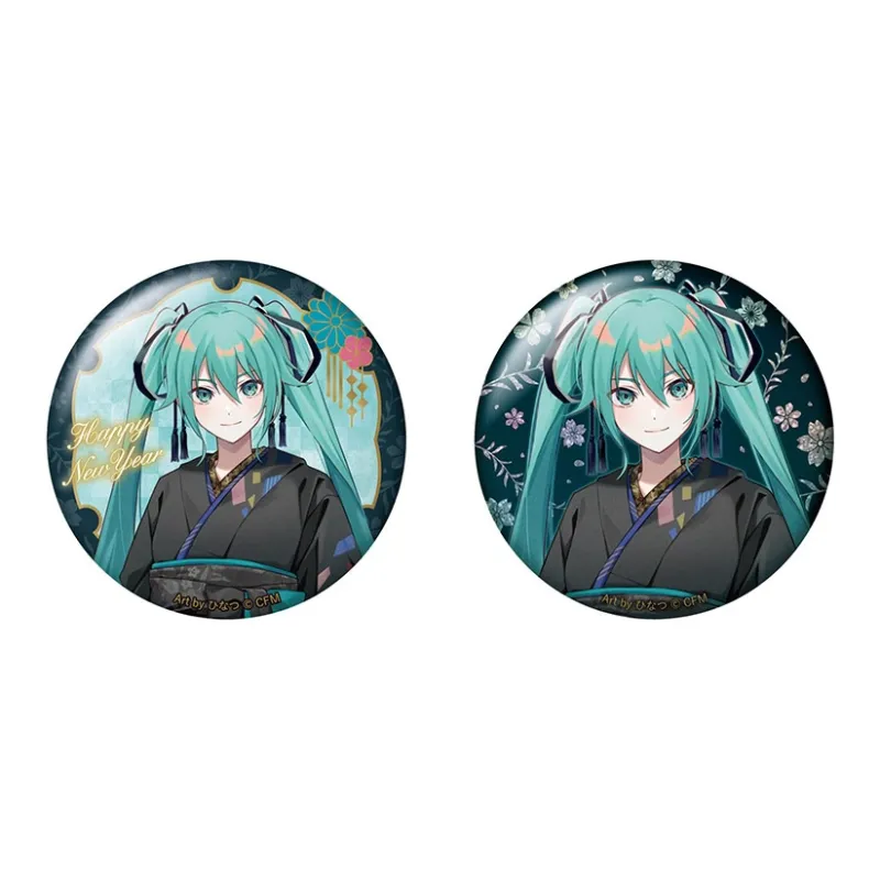 March·Monster Caravan Hatsune Miku Kimono Badge Merch Badges-3