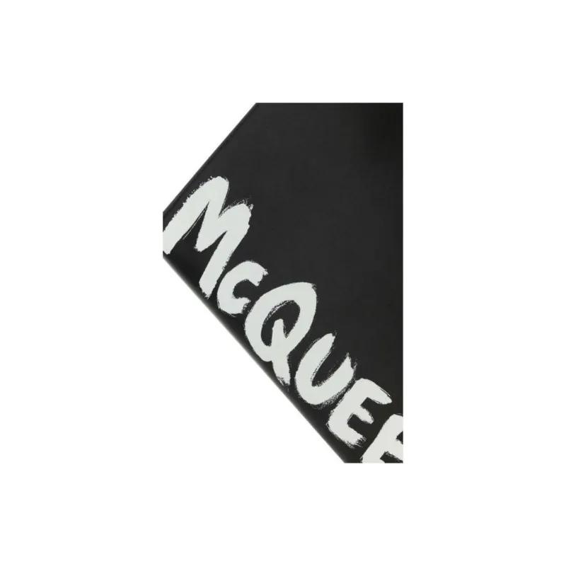 Alexander McQueen Smooth Leather Clutch Regular Men's Black-6