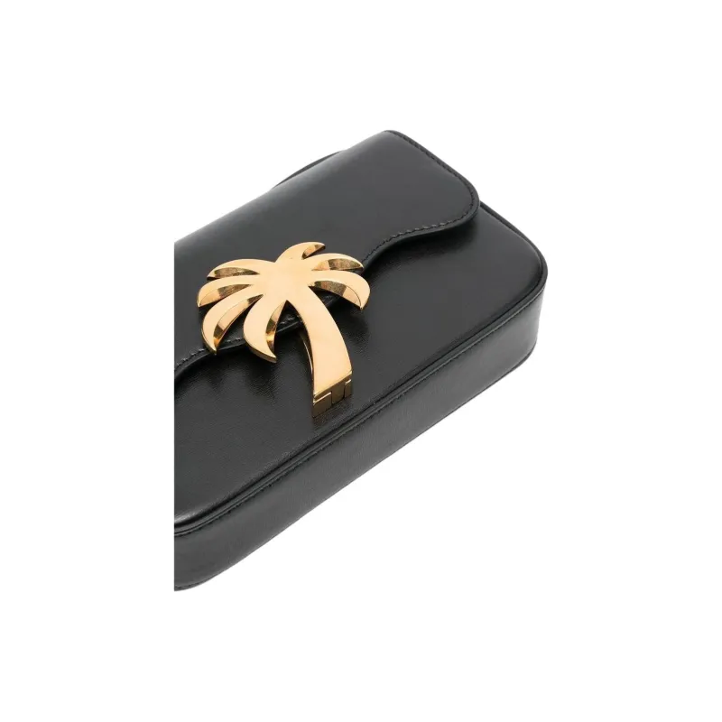 PALM ANGELS Palm Tree Plaque Shoulder Bag-2