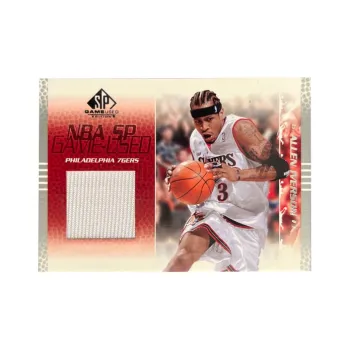 UPPER DECK 2002 03 Iverson 76 Persons Game Worn Jersey Card Eligible Sports Cards 1 Pc