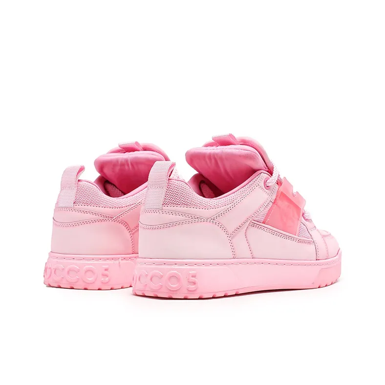 BLOCCO5 Washable Shoes Low Top Sports Casual Shoes Women's Pink-2