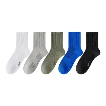 XXLLG Mid-Calf Socks Men's 5 Pack