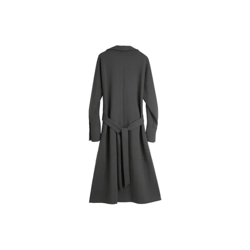 ELLE Long Sleeved Dresses Women's Dark Gray-1