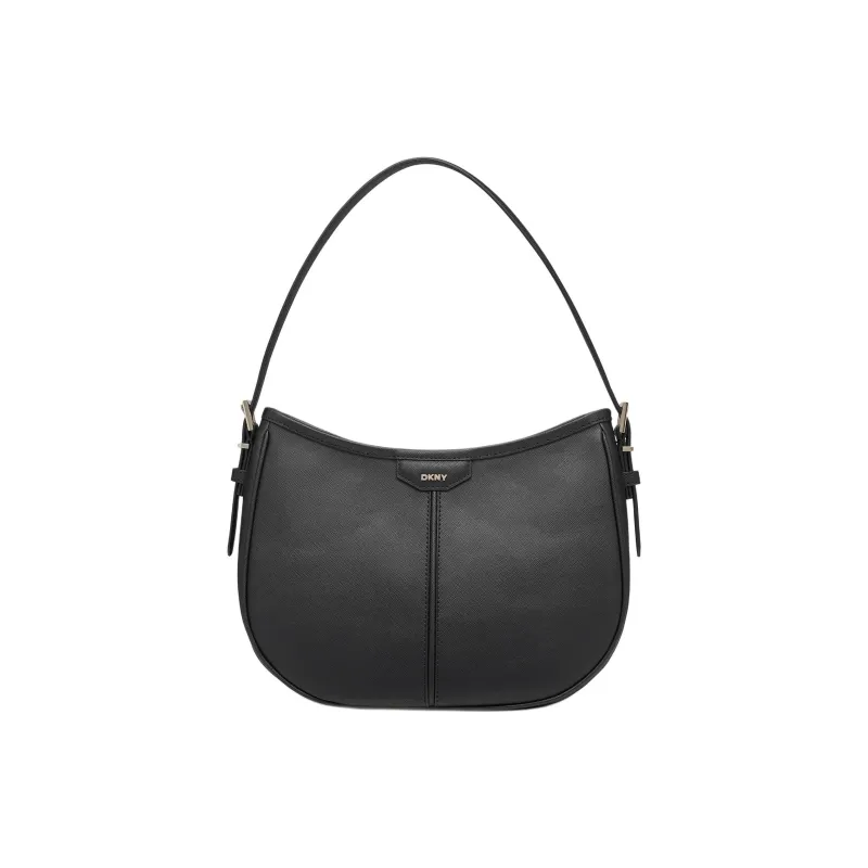 DKNY Soft Leather One Shoulder Handbags Women's Black-0