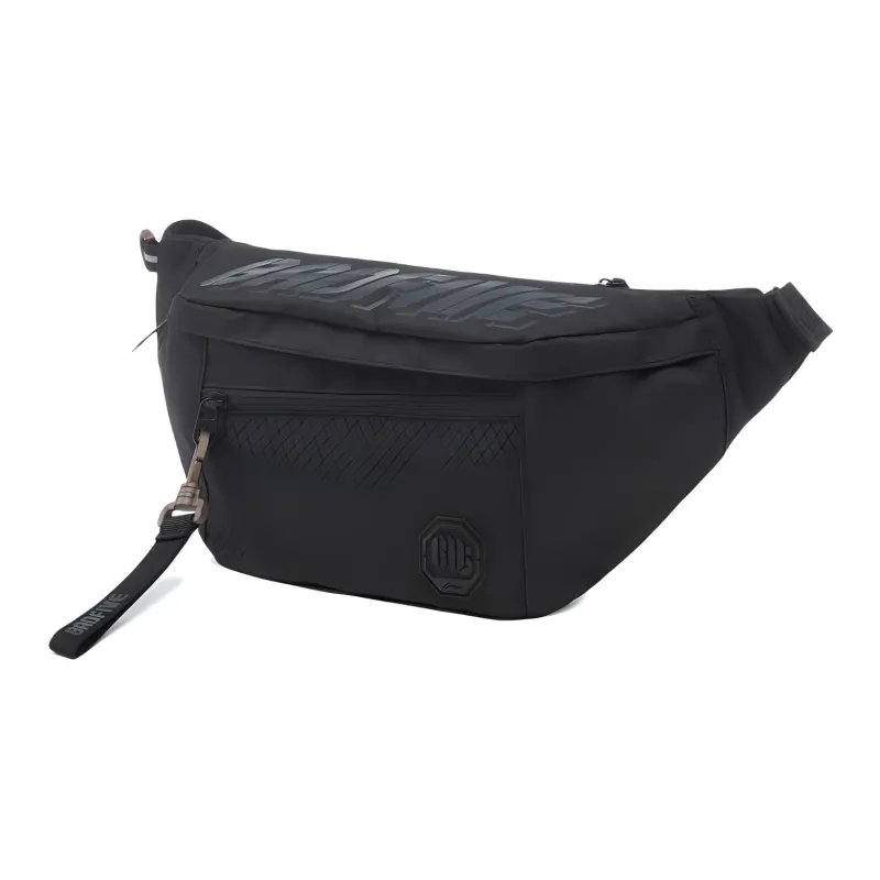 LiNing BadFive Collection Basketball Collection Polyester One Shoulder Crossbody Sling Bags Regular Unisex Black-2