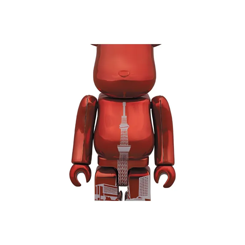 BE@RBRICK Regional Limited Tokyo Sky Tree, Tokyo Skytree, Electroplated Red Hang Tag Box-2