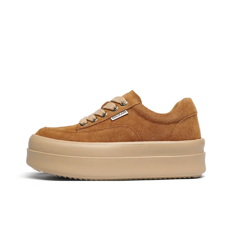 GOLDLION Height Increasing Low Top Casual Shoes Women's-0